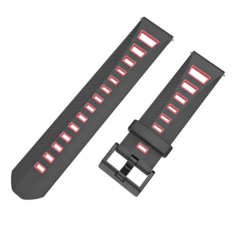 

Ремешок Mijobs для Amazfit Bip/Bip Lite/GTR 42mm/GTS, 20 мм (Черный/Розовый)