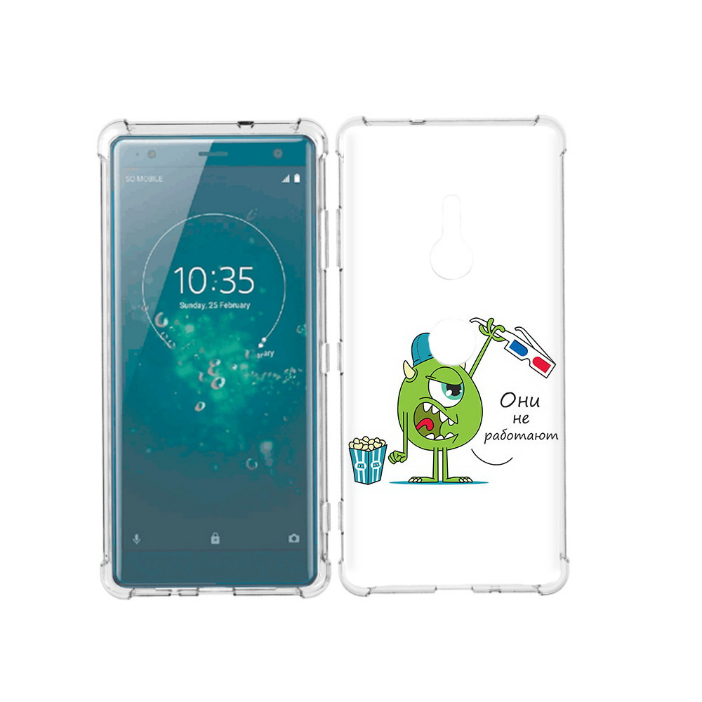 

Чехол MyPads Tocco для Sony Xperia XZ3 Очки не работают, Прозрачный, Tocco