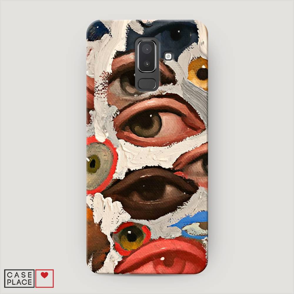 

Чехол Awog "Глаза масляная живопись" для Samsung Galaxy J8