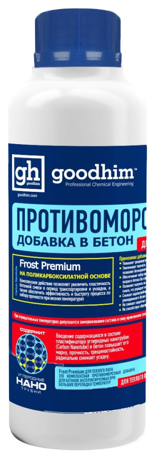 фото Добавка для растворов goodhim frost premium 1л