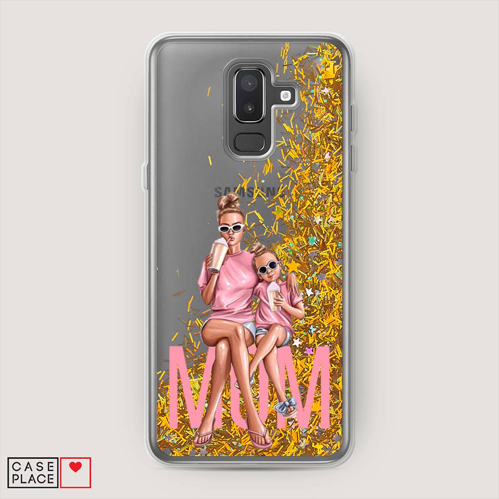 

Чехол Awog на Samsung Galaxy J8 "Lovely mom", Синий;бежевый;розовый, 26590-1