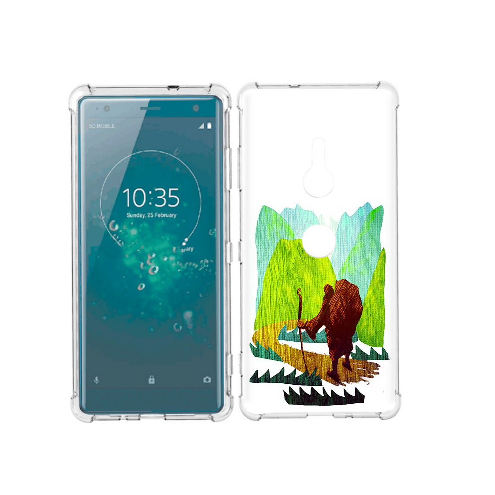 

Чехол MyPads Tocco для Sony Xperia XZ3 Лесная тропа, Прозрачный, Tocco