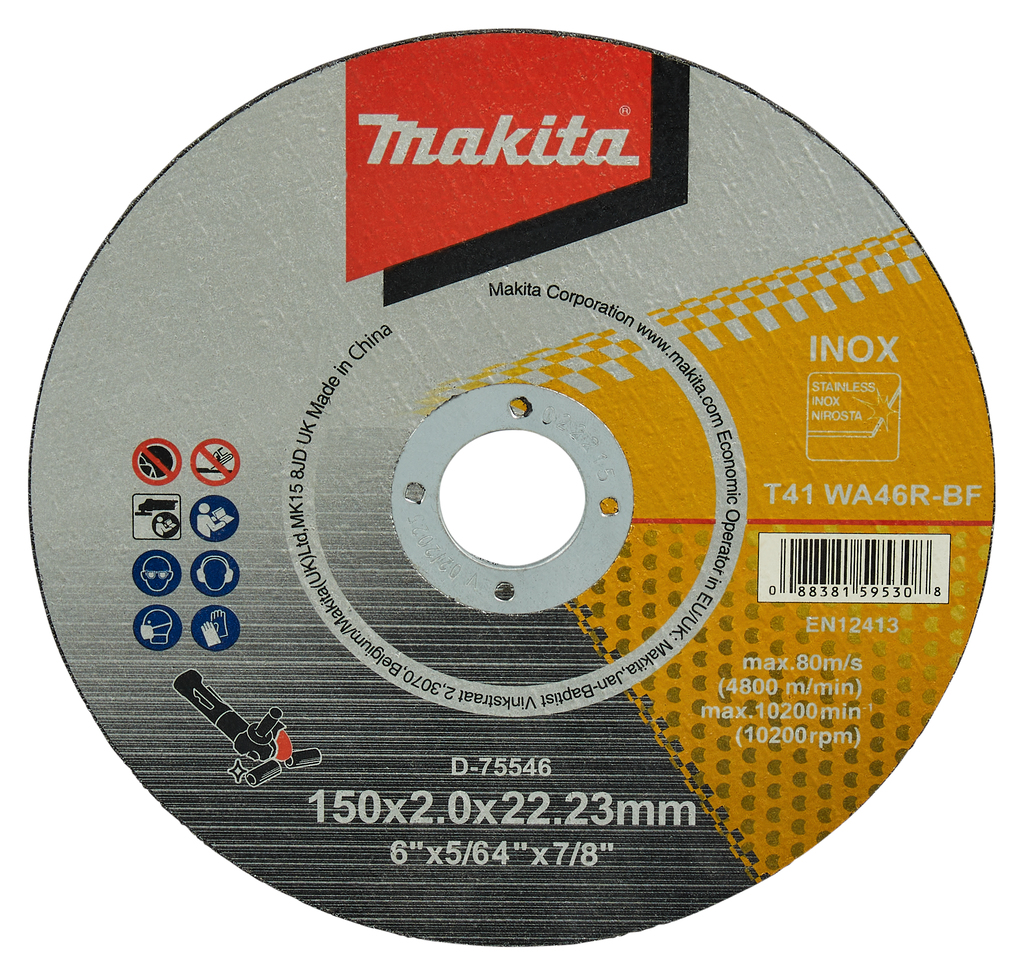 Абразивный отрезной диск WA46R Makita D-75546