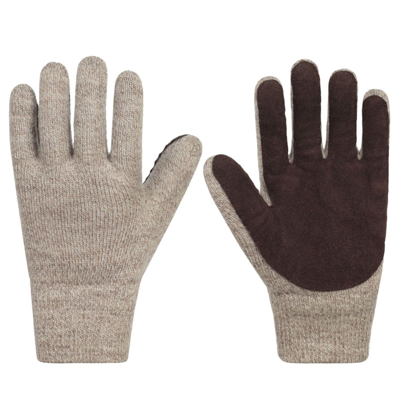 Перчатки Комус Чибис ШС полушерстяные 3-сл с налад., флис/шелтер/спилок, размер 11 утепленные полушерстяные перчатки ампаро