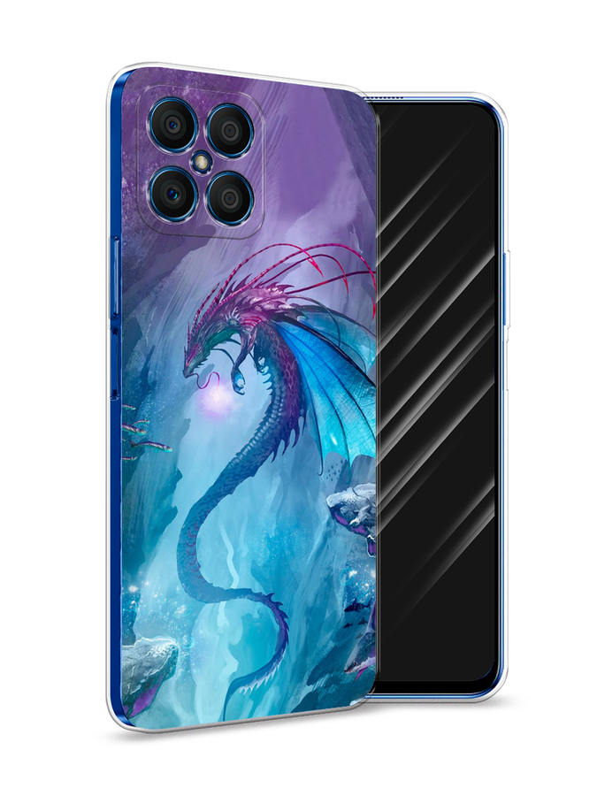 

Чехол Awog на Honor X8 "Водный дракон", Голубой;фиолетовый;синий, 6107650-2