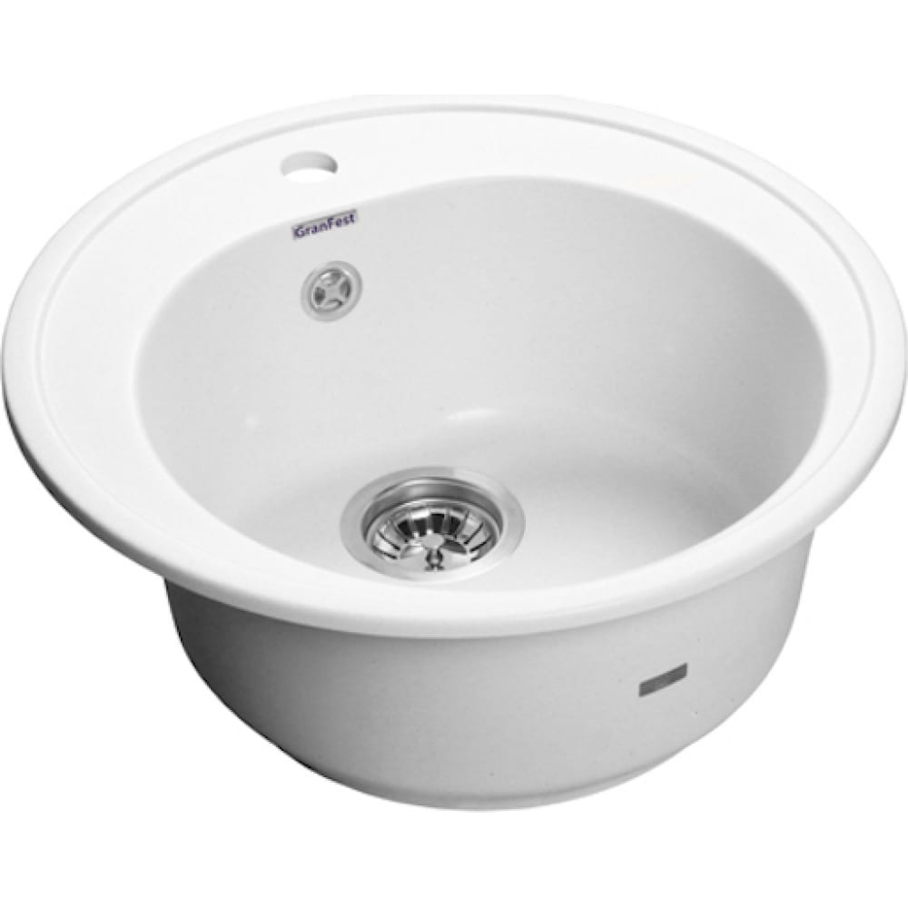 

Кухонная мойка GranFest Rondo GF-R-510 иней, Rondo GF-R-510