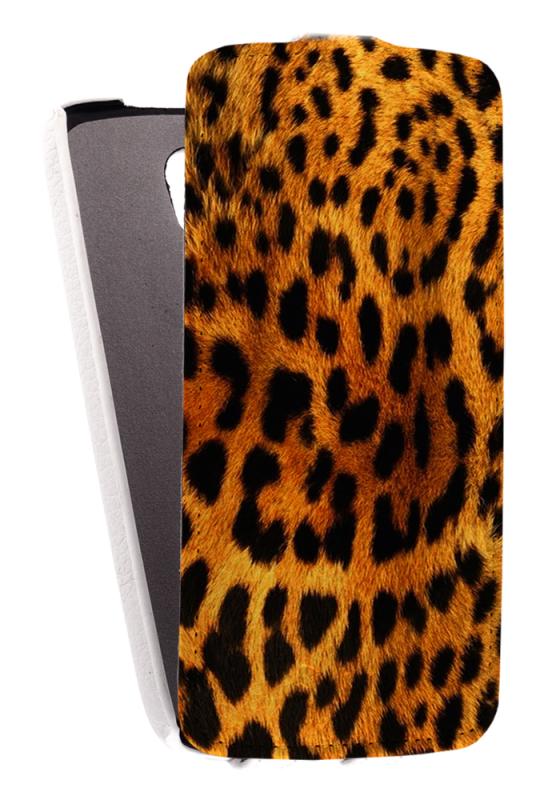 

Кожаный чехол для HTC Desire 500 Dual Sim Armor Case "Full" (Белый) (Дизайн 144)