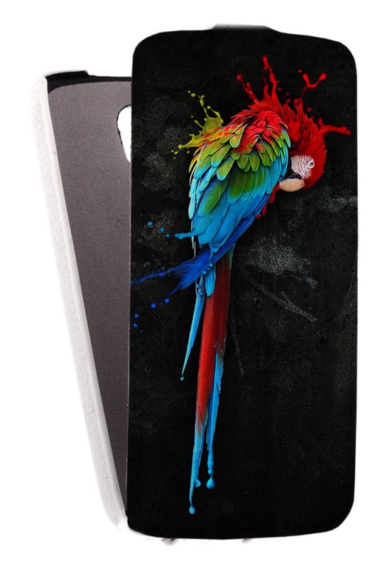 

Кожаный чехол для HTC Desire 500 Dual Sim Armor Case "Full" (Белый) (Дизайн 152)