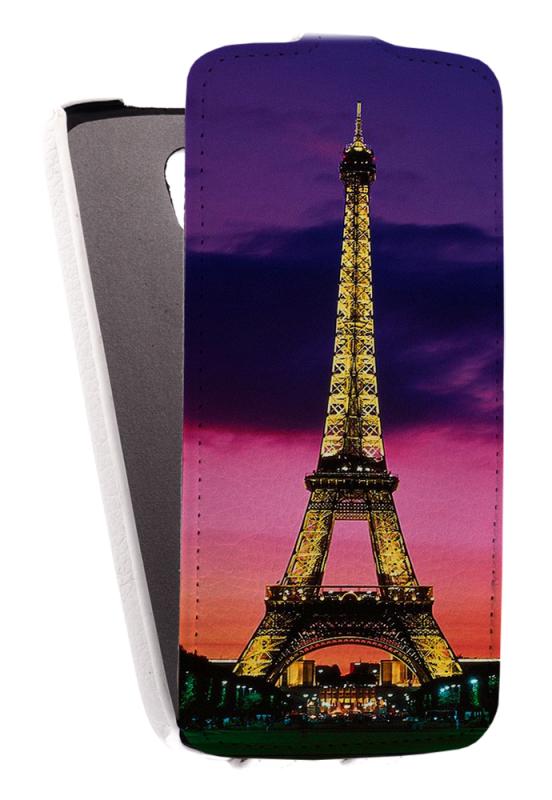 

Кожаный чехол для HTC Desire 500 Dual Sim Armor Case "Full" (Белый) (Дизайн 154)