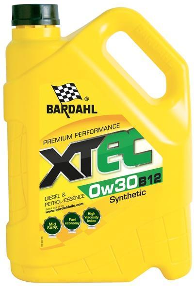 

Моторное масло Bardahl Xtec 36843 0W30 5л, Xtec