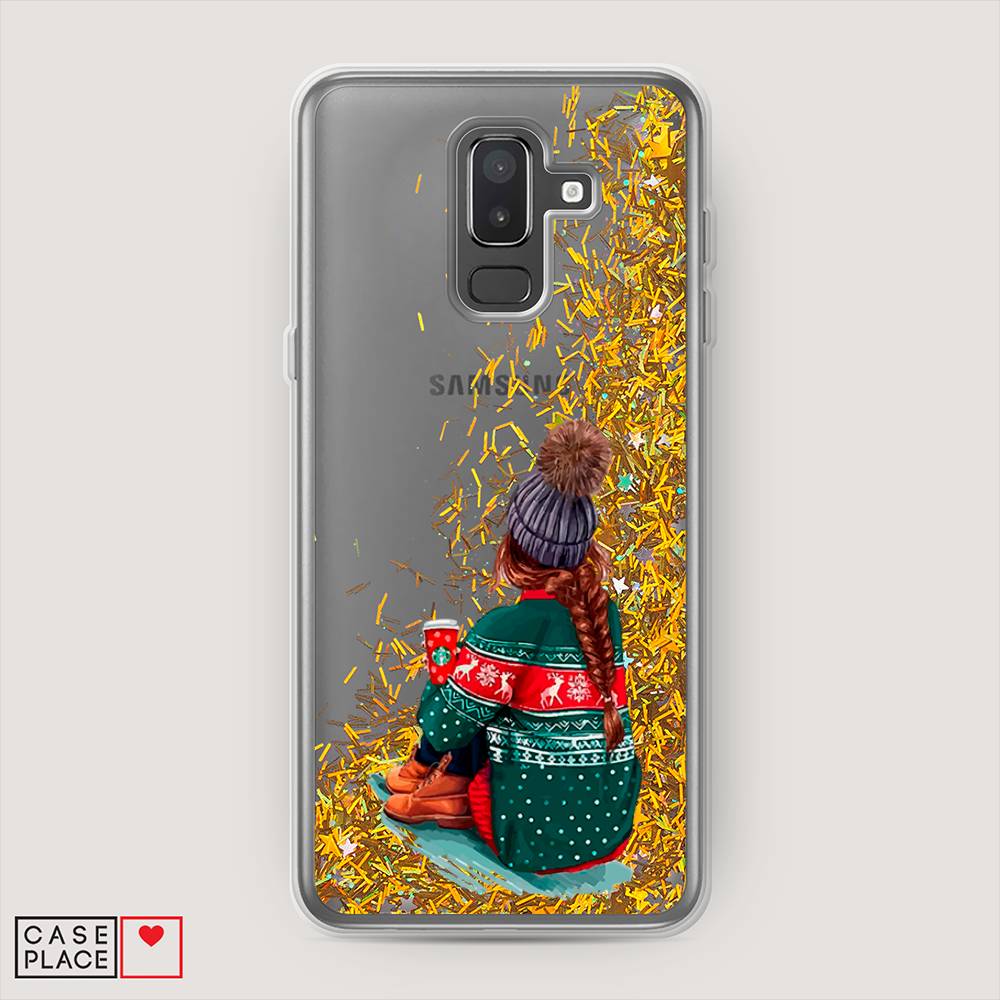 

Чехол Awog на Samsung Galaxy J8 "Winter dreams", Красный;коричневый, 26590-1