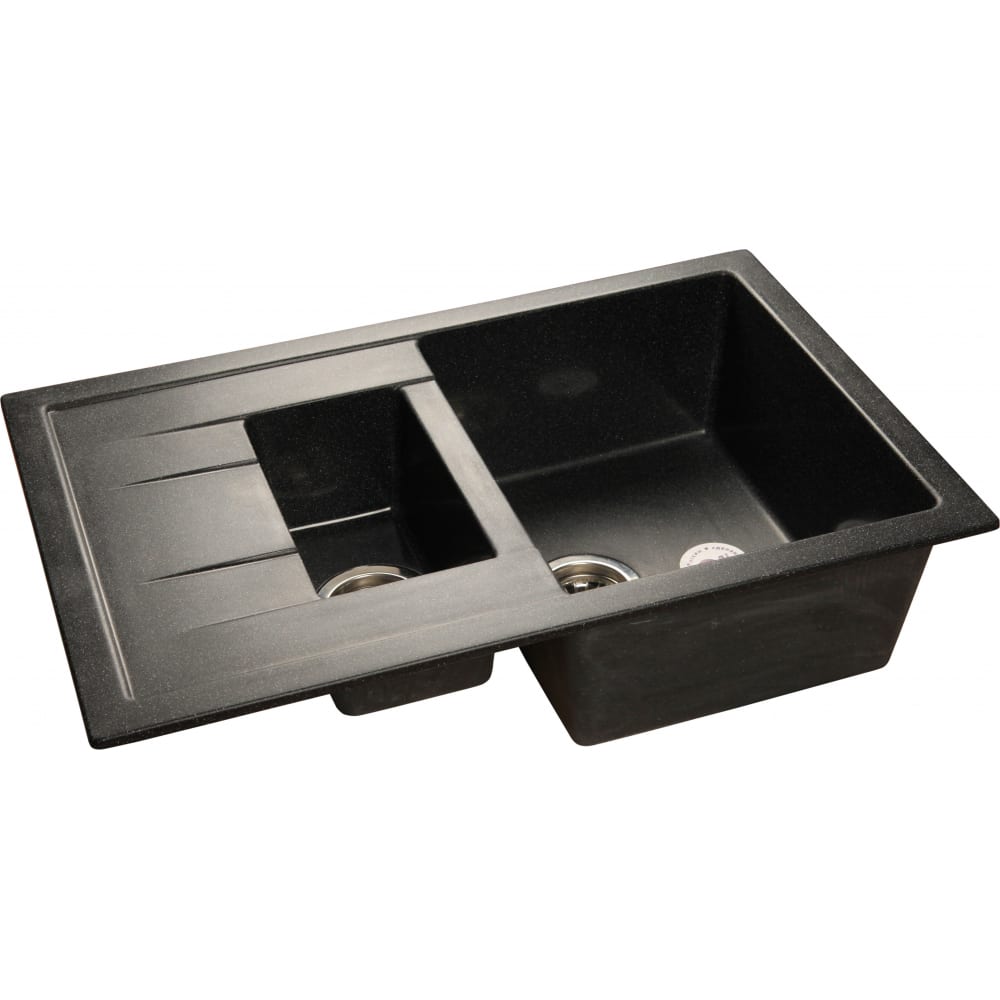 

Мойка кухонная GranFest Quadro GF-Q-775 KL черная, Quadro GF-Q-775 KL