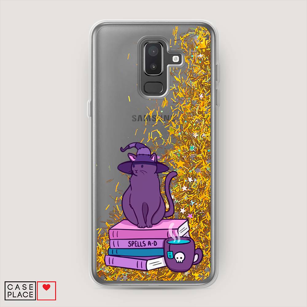 

Чехол Awog на Samsung Galaxy J8 "Magic Cat", Розовый, 26590-1