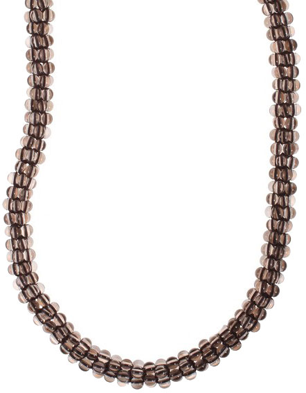 

Бусы из серебра с раухтопазом 70 см JV TRBN-1-SQ-WG, TRBN-1-SQ-WG