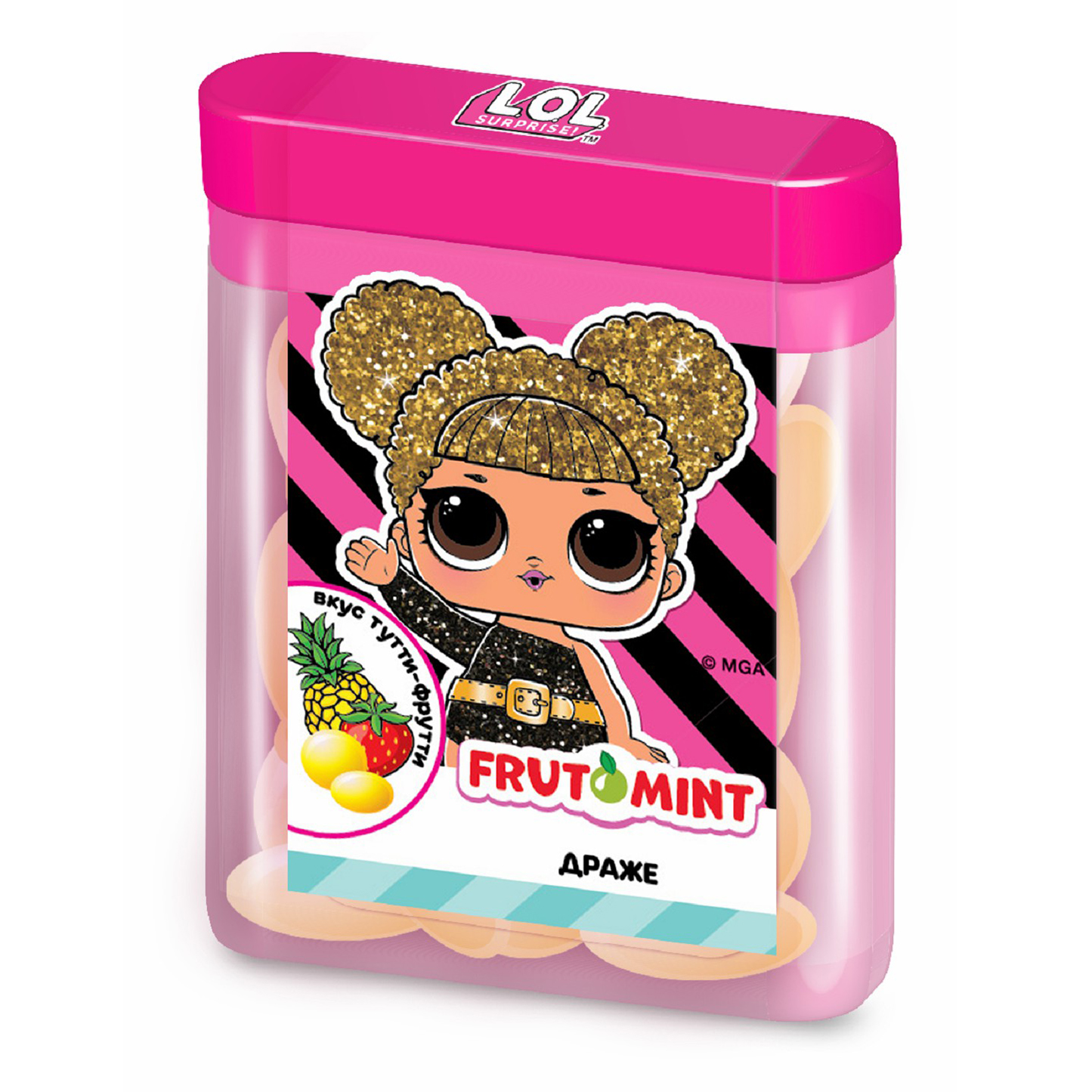 

Драже LOL Frutomint фруктовое ассорти 14 г