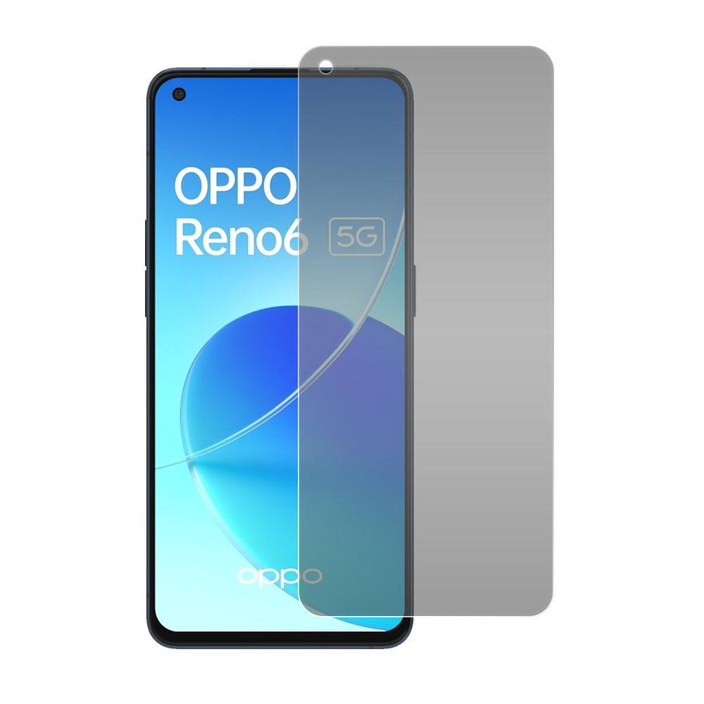 

Стекло защитное гибридное Антишпион Krutoff для Oppo Reno6 5G
