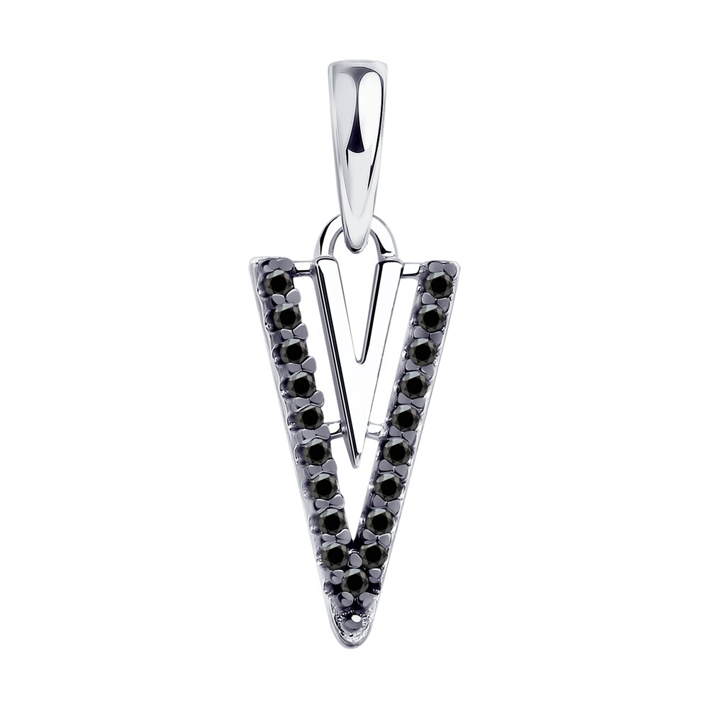 

Кулон из серебра с фианитом Diamant 94-130-01577-1, 94-130-01577-1