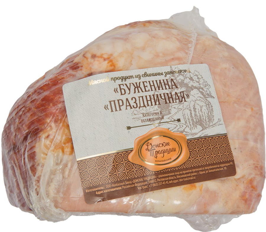 

Буженина запеченная Донские Традиции Праздничная, 500-550 г