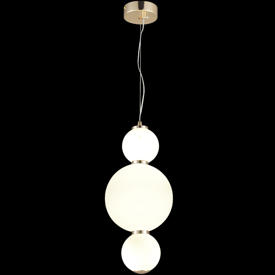 фото Подвесной светодиодный светильник natali kovaltseva loft led lamps 81100/3c gold white