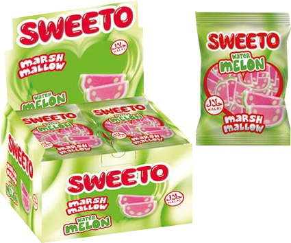 

Маршмеллоу Sweeto Арбузные Дольки 30 гр Упаковка 24 шт