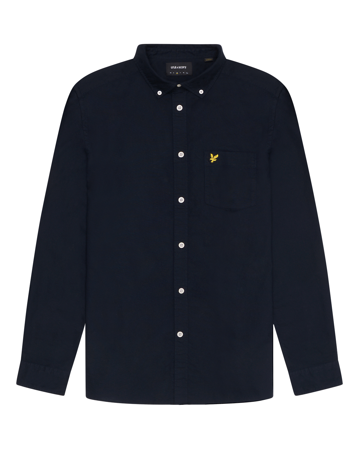 Рубашка мужская Lyle&Scott Plain Oxford Shirt синяя L