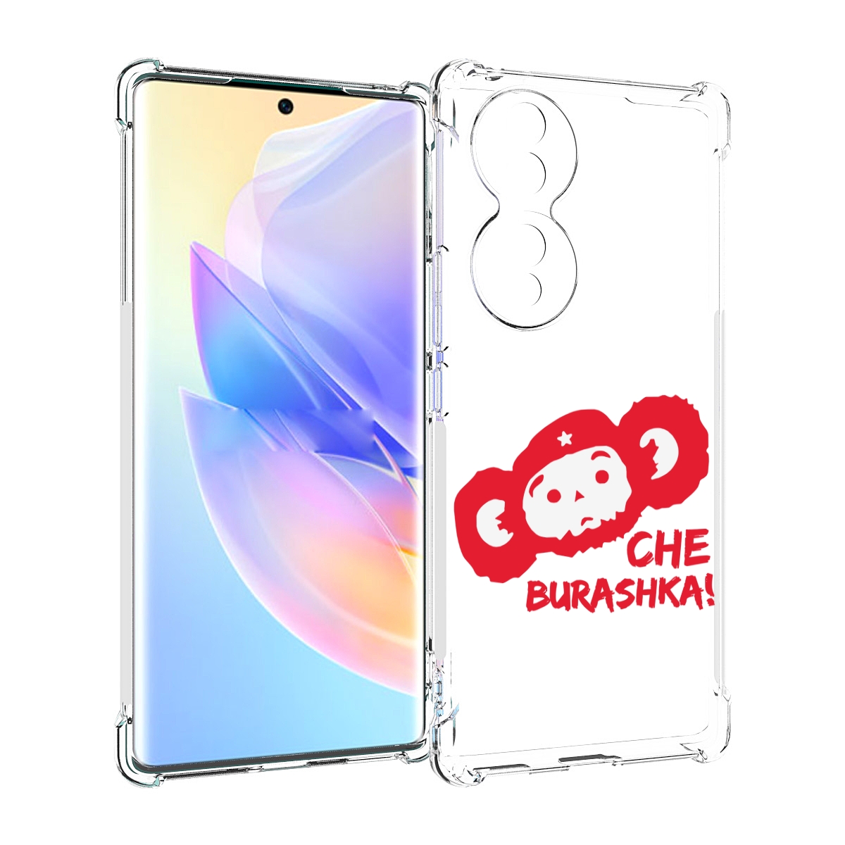 

Чехол MyPads чебурашка для Honor 70, Прозрачный, Tocco