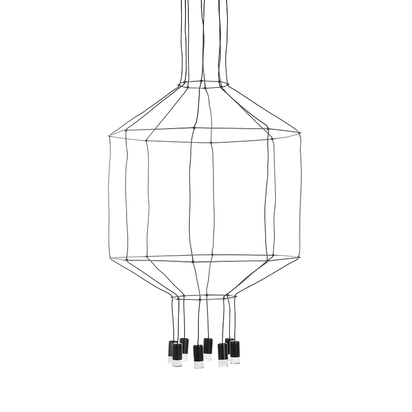 фото Подвесной светильник wireflow 8 ламп cosmo