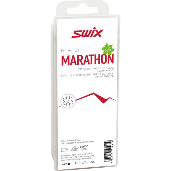 Парафин углеводородный SWIX DHFF-18 Парафин Marathon white, 180g (Универсальная) 180 г.