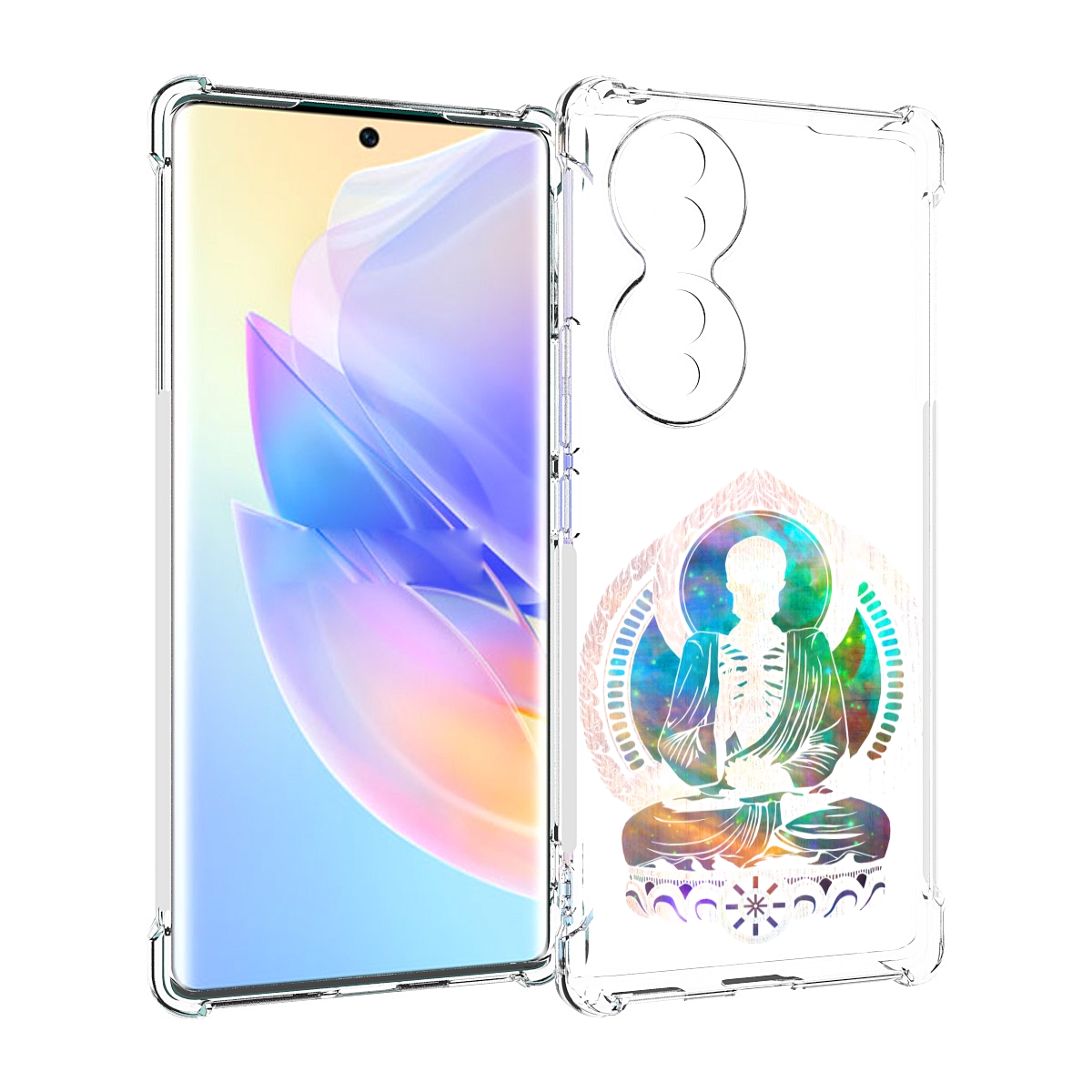 

Чехол MyPads умный скелет для Honor 70, Прозрачный, Tocco