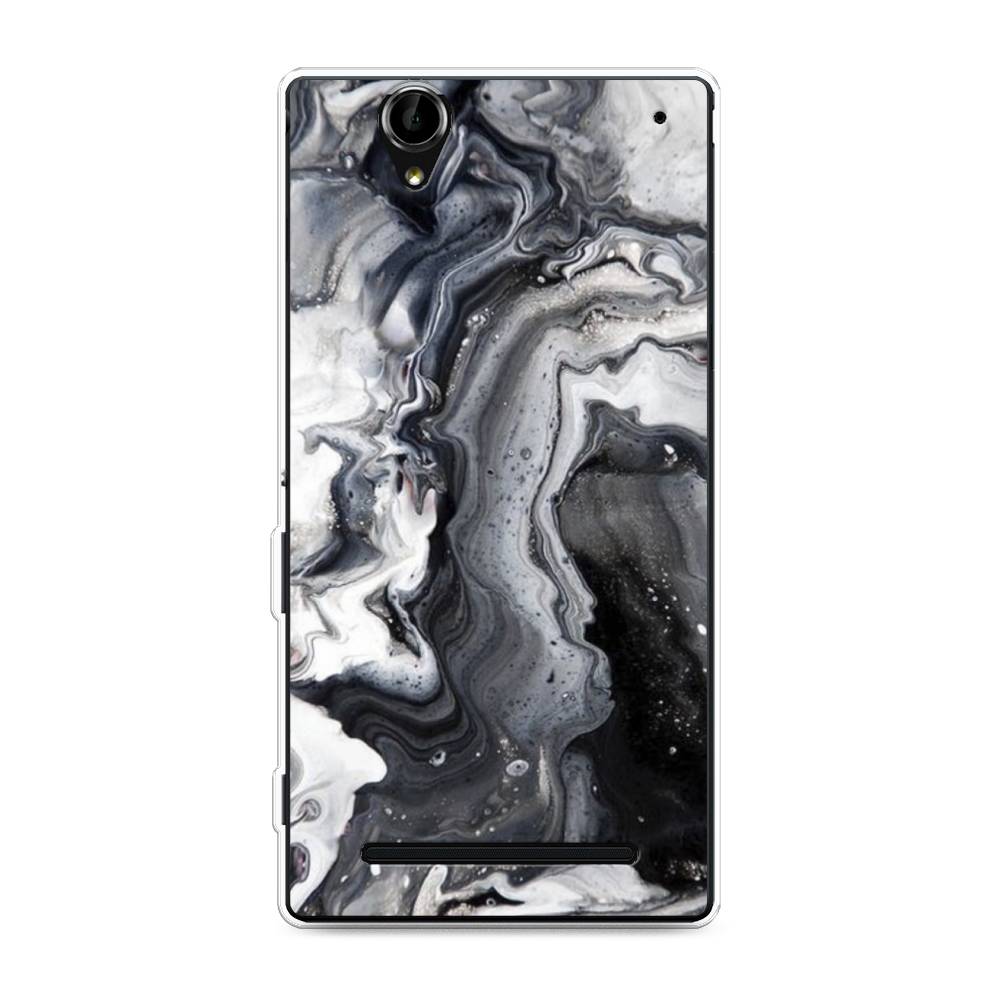 

Чехол Awog на Sony Xperia T2 Ultra "Бело-черные сложные полосы", Разноцветный, 50950-3