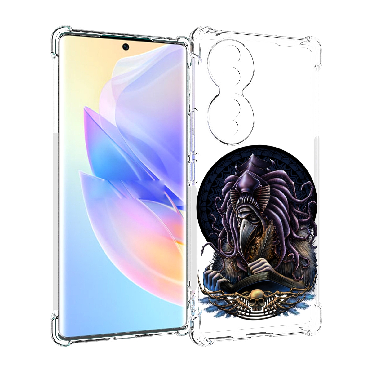 

Чехол MyPads умный ворон для Honor 70, Прозрачный, Tocco