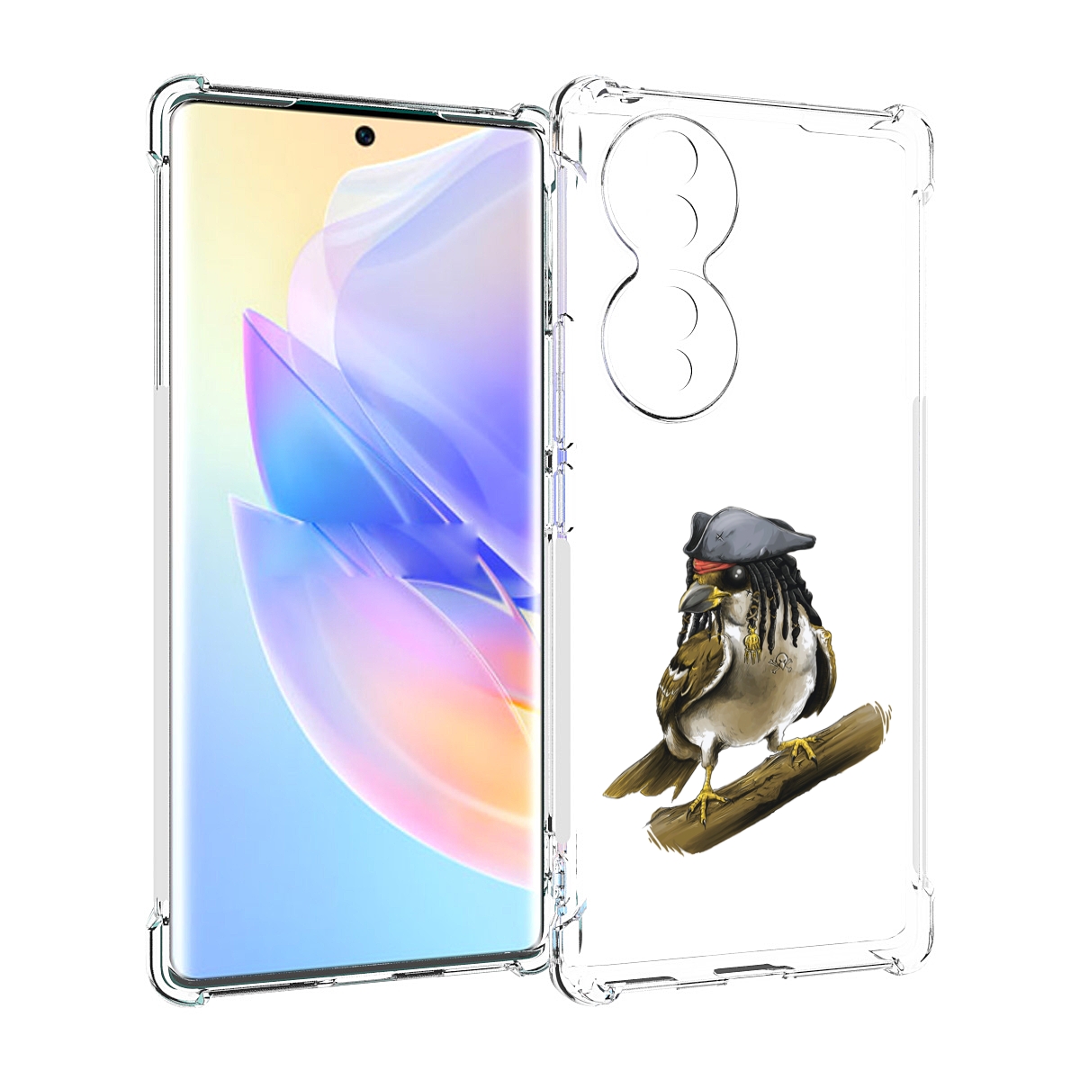 

Чехол MyPads Джек воробей для Honor 70, Прозрачный, Tocco