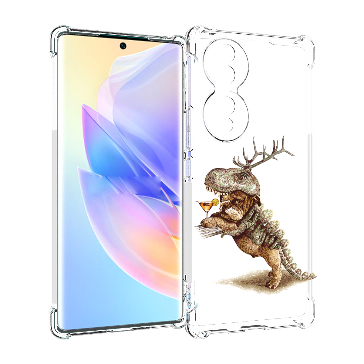 

Чехол MyPads тематическая вечеринка для Honor 70, Прозрачный, Tocco