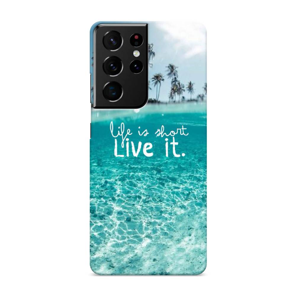 

Пластиковый чехол "Live it" на Samsung Galaxy S21 Ultra, 2102220-5