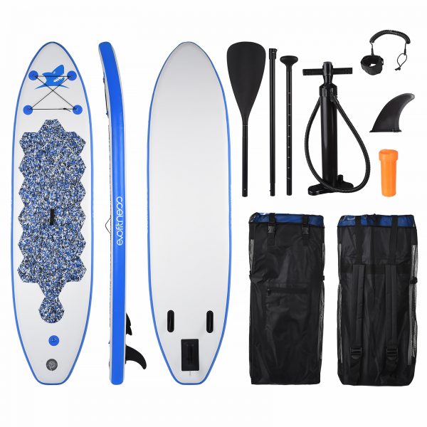 SUP-борд EVO FITNESS Dream 335x81x15 см белый/голубой