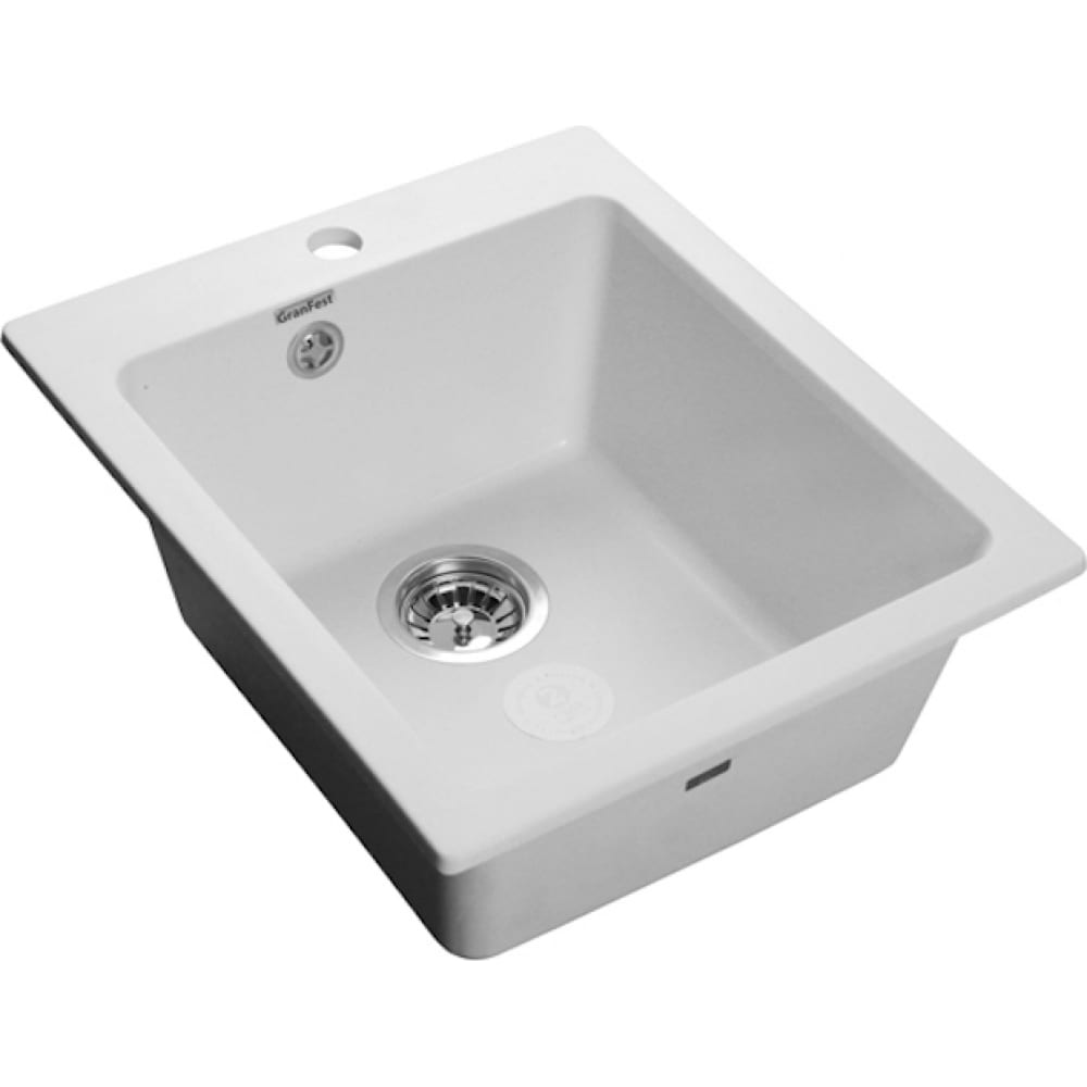 

Кухонная мойка GranFest Practic GF-P505 460886 иней, Practic GF-P-505