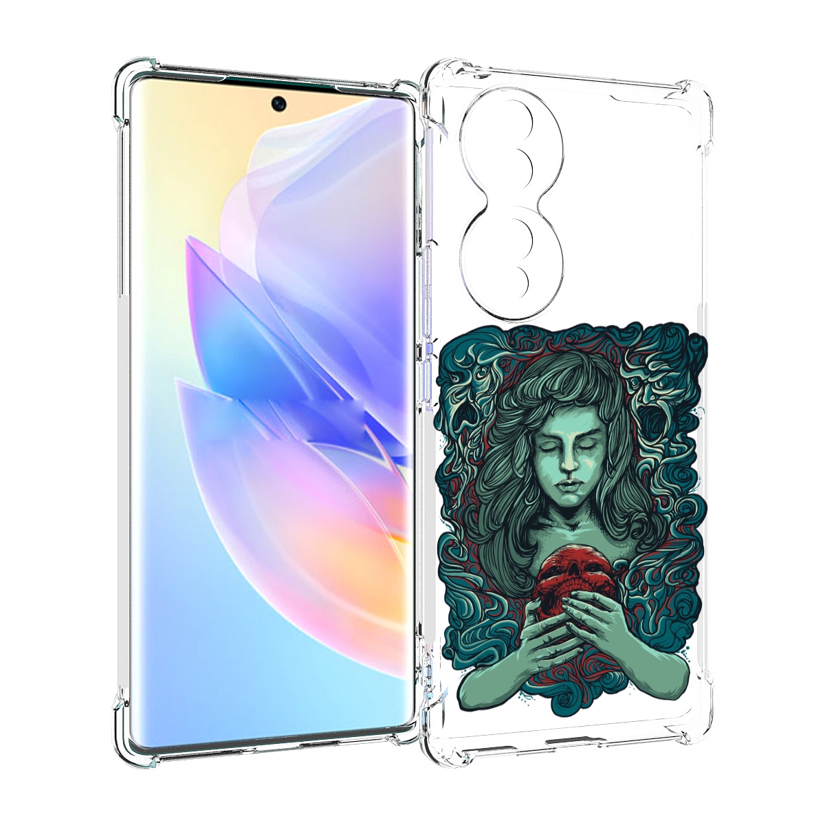 

Чехол MyPads спящая девушка для Honor 70, Прозрачный, Tocco