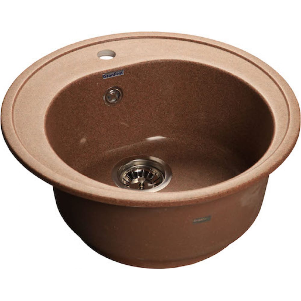 

Кухонная мойка GranFest Rondo GF-R510 417506 терракот, Rondo GF-R-510