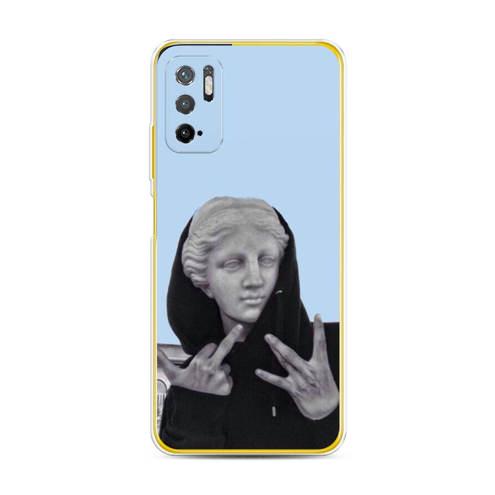 

Чехол Awog на Poco M3 Pro "SWAG статуя", Разноцветный, 311050-9