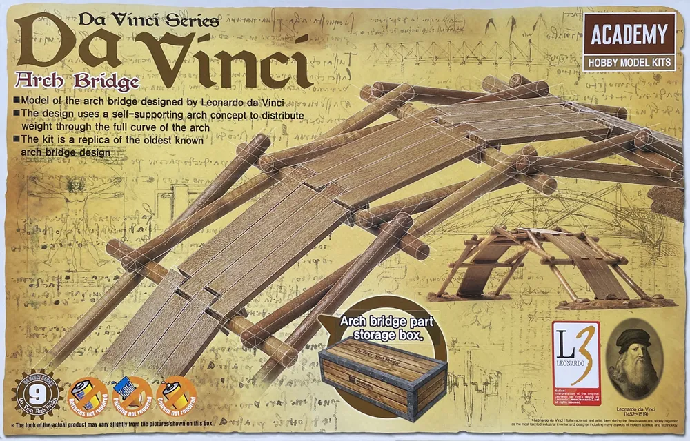 

18153 Academy Арочный мост Леонардо да Винчи (Leonardo da Vinci Arch Bridge), 18153