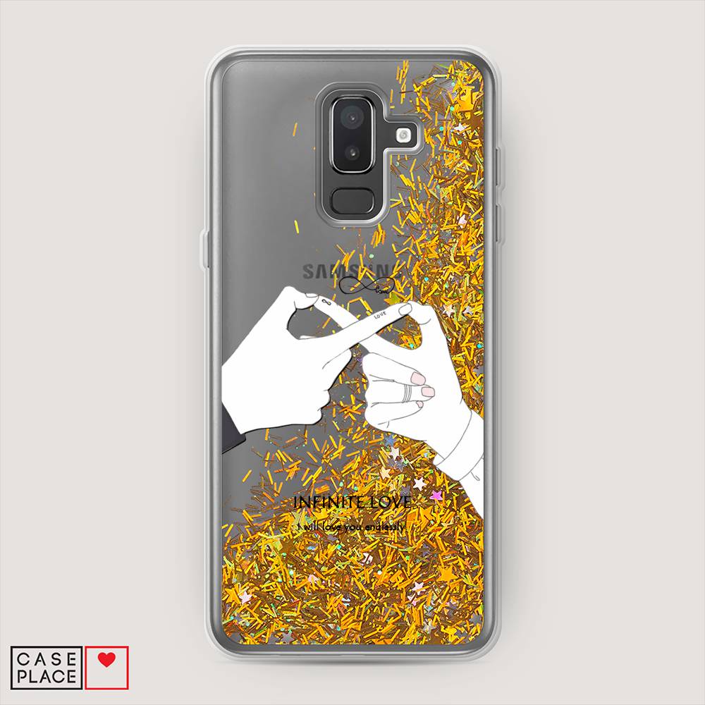 

Чехол Awog на Samsung Galaxy J8 "Любовь навсегда", Бежевый, 26590-1