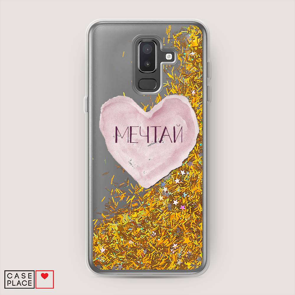 

Чехол Awog на Samsung Galaxy J8 "Мечтай сердце", Розовый, 26590-1