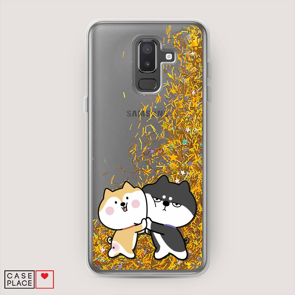 

Чехол Awog на Samsung Galaxy J8 "Обнимашки акита", Бежевый, 26590-1