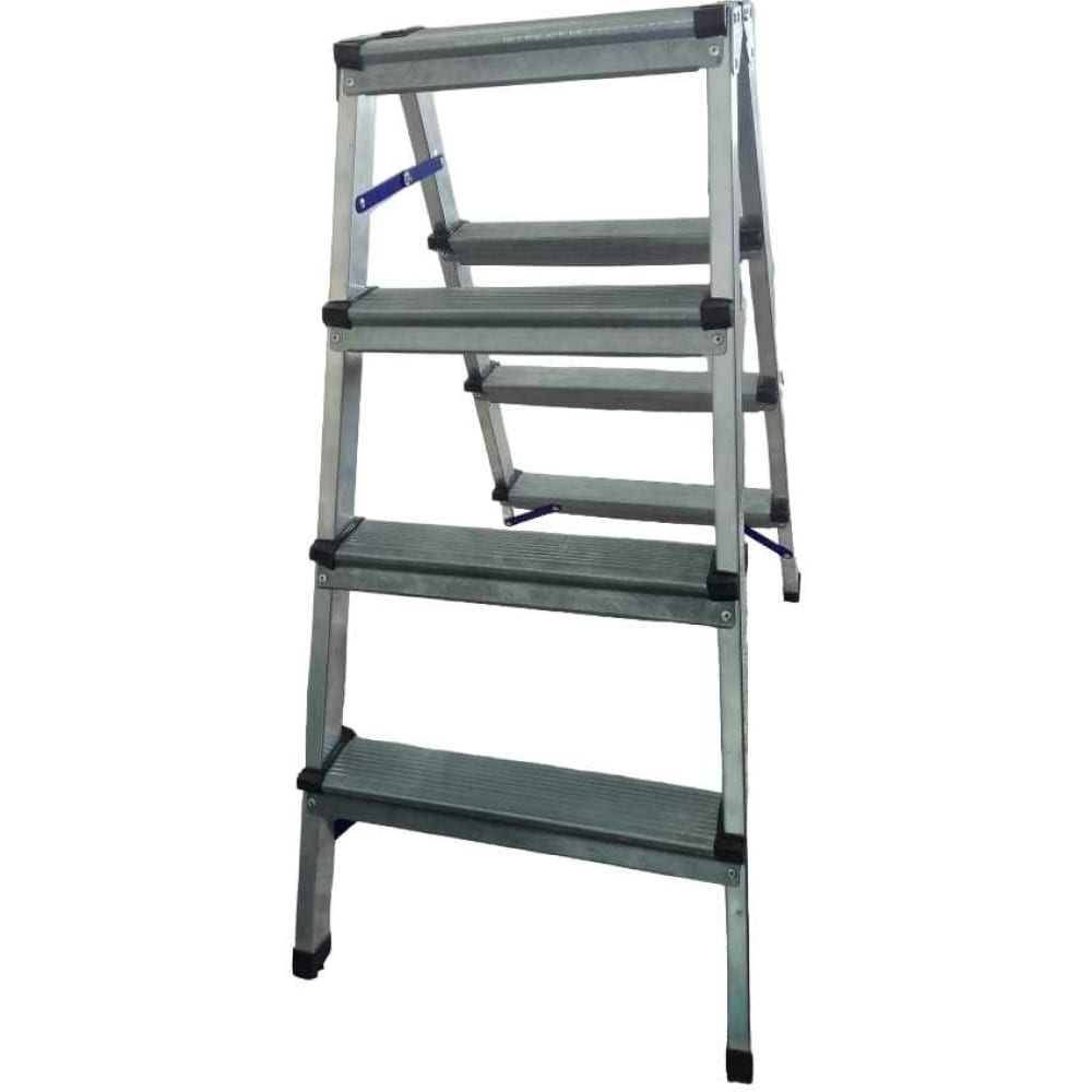 

LWI Стремянка двухсторонняя алюминиевая 4ст. LWI44А