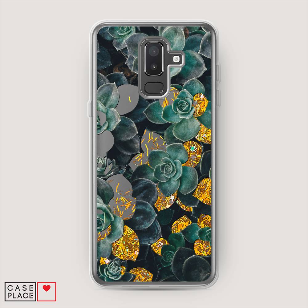 

Чехол Awog на Samsung Galaxy J8 "Сукуленты цветные", Зеленый, 26590-1