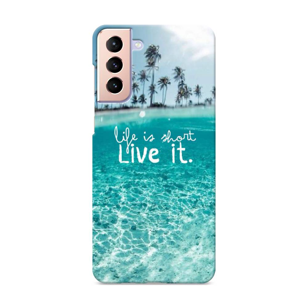 

Пластиковый чехол "Live it" на Samsung Galaxy S21 +, 2102120-5