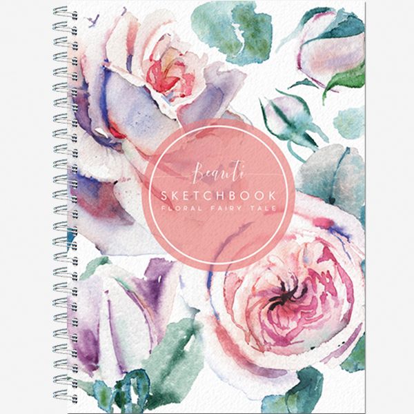

Скетчбук SKETCHBOOK Флора А5 60 л офсет