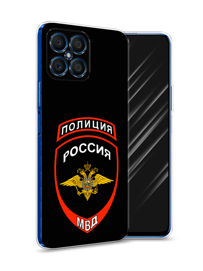 

Чехол Awog на Honor X8 "Полиция шеврон", Черный;красный;белый, 6107650-5
