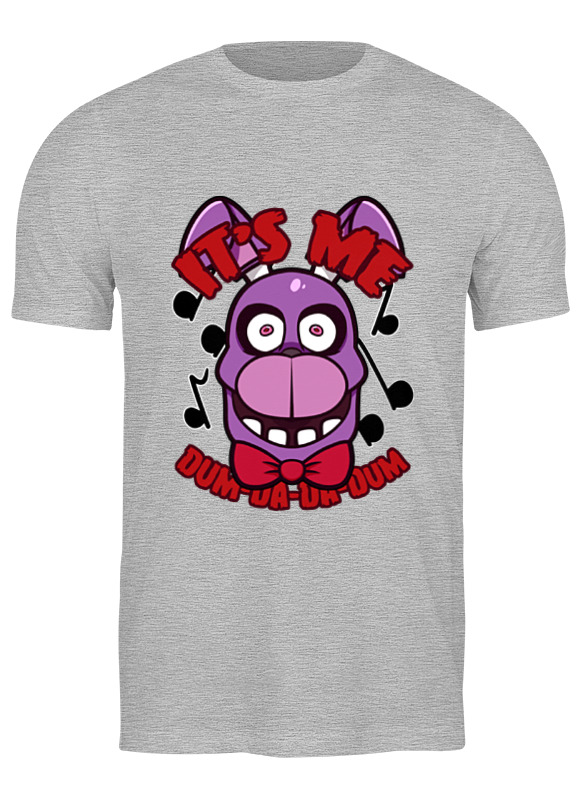 

Футболка мужская Printio Пять ночей у фредди (five nights at freddy’s) серая M, Серый, Пять ночей у фредди (five nights at freddy’s)