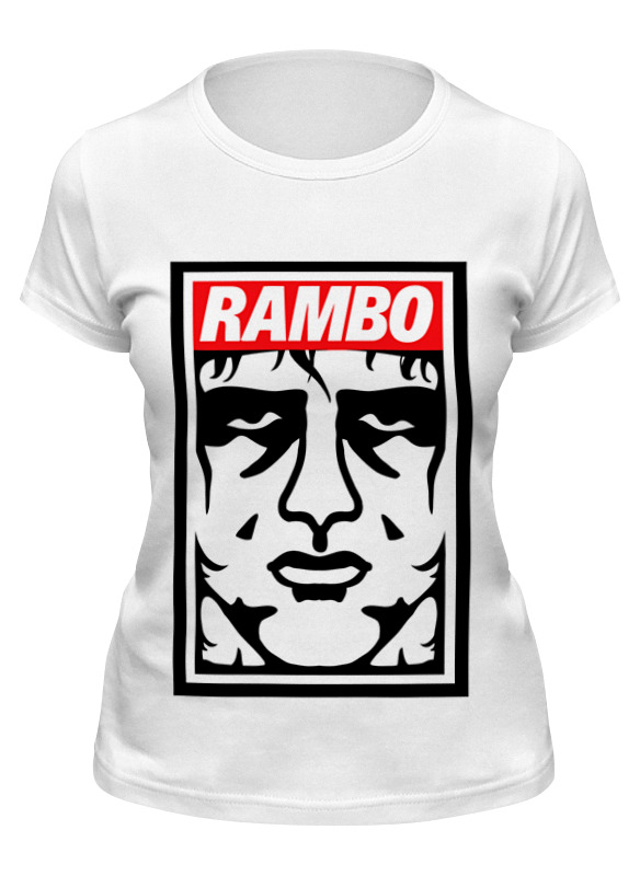 

Футболка женская Printio Рэмбо (rambo) белая M, Белый, Рэмбо (rambo)